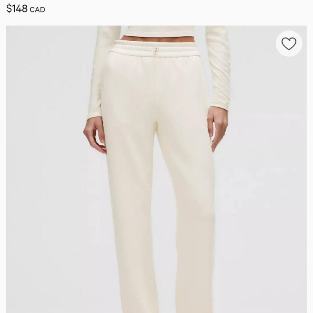 Lululemon Athletica Cream Women's Joggers